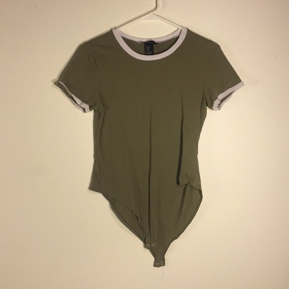 green bodysuit